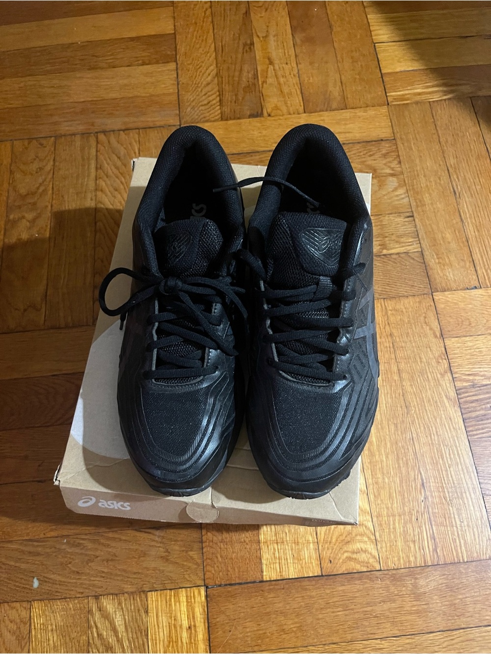 Asics Black Men's Athletic Running Sneakers
